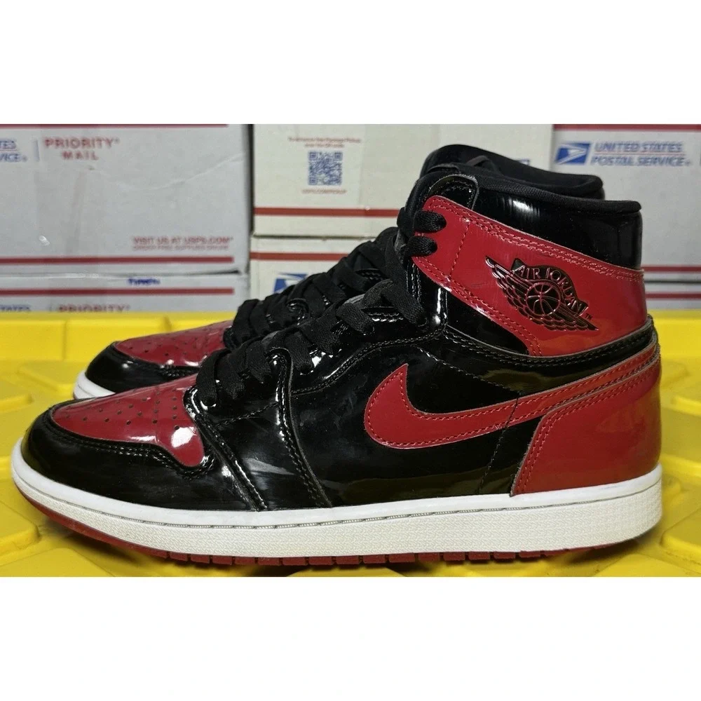 Size 9 - Jordan 1 Retro OG High Patent Bred